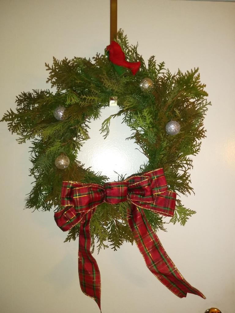 Cardinal Christmas Wreath